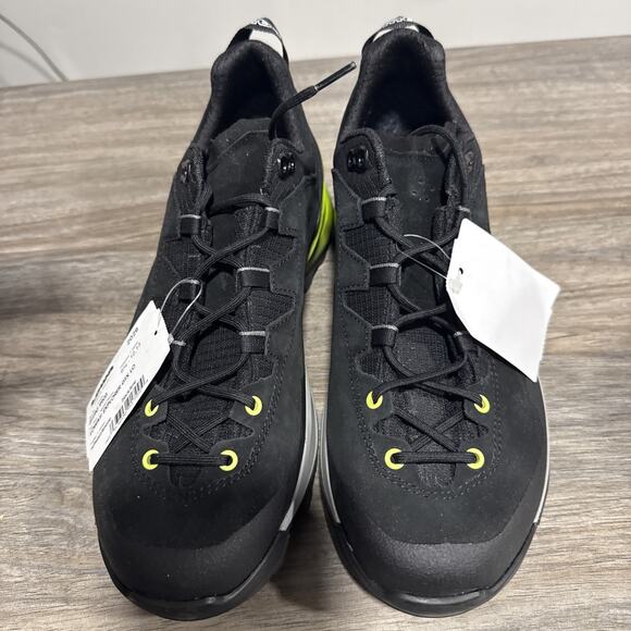 New LOWA Men’s Explorer GTX Lo Hiking Shoes 211190 9903 Black/Lime - US 8.5 M